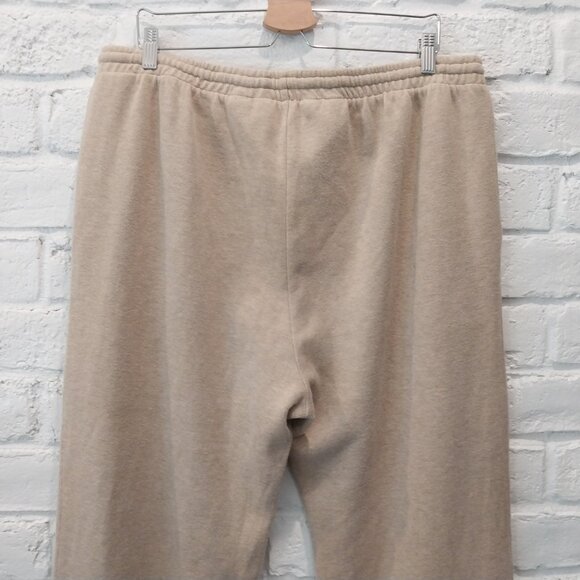 Polo Ralph Lauren athletic Jogger pants Mens XXL Beige Tan sweatpants Logo Knit. - Picture 4 of 11